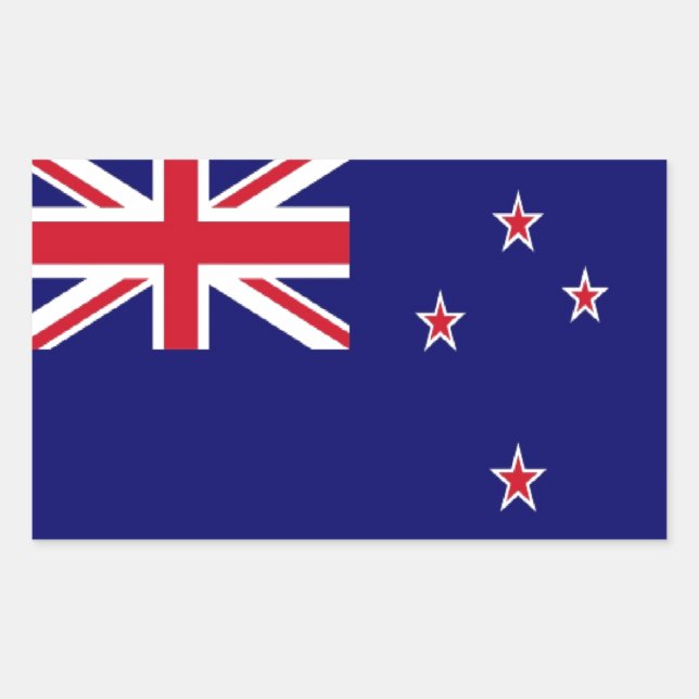 New Zealand Flag Sticker (Front)