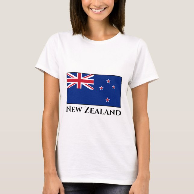 New Zealand Flag T-Shirt (Front)