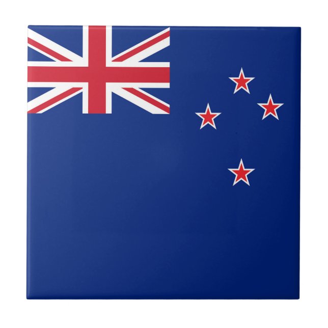 New Zealand flag Tile (Front)