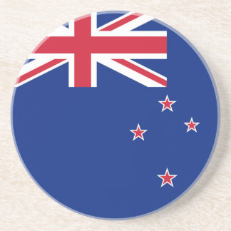 New Zealand Flag: Union Jack, Southern Cross Stars Coaster