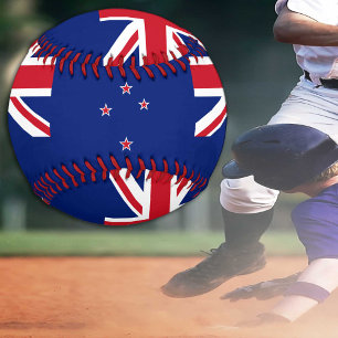 New Zealand Flag & Zealand sports / Baseball Balls