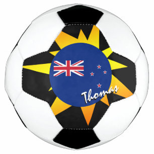 New Zealand Football & New Zealand Flag / BANG Soccer Ball