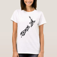 NEW ZEALAND - full of kiwis - black