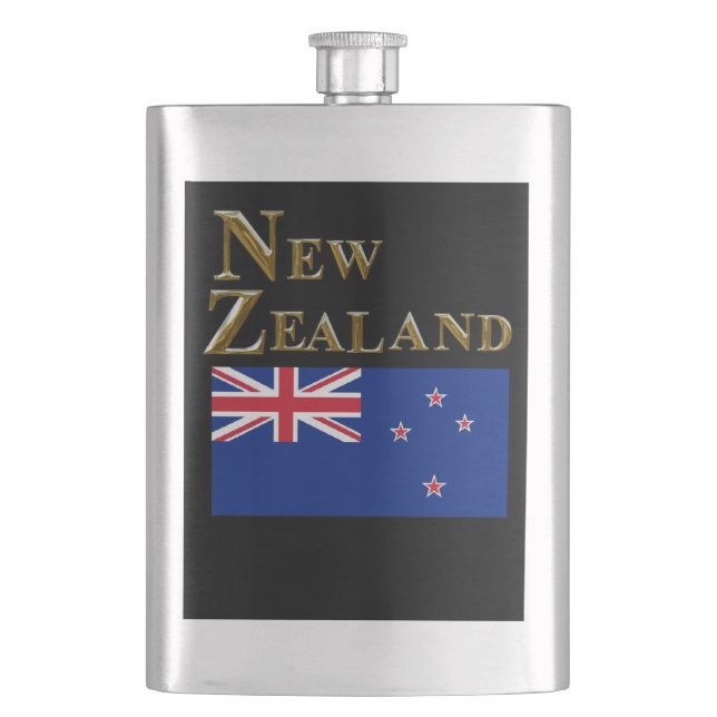NEW ZEALAND HIP FLASK (Front)