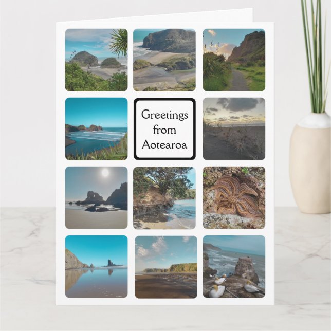 New Zealand Instagram Gallery Greeting Card (Front)