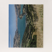 New Zealand Jigsaw Puzzle - Akaroa ancient volcano