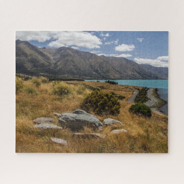 New Zealand Jigsaw Puzzle - Lake Ohau (Horizontal)