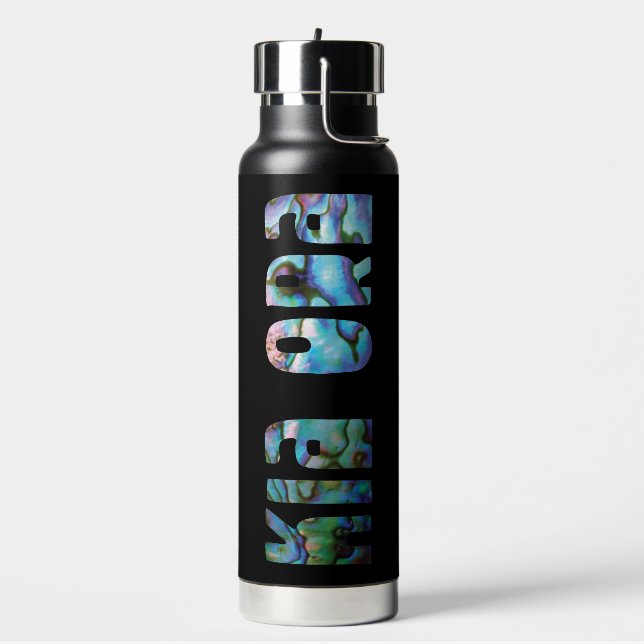 NEW ZEALAND KIA ORA PAUA WATER BOTTLE (Left)