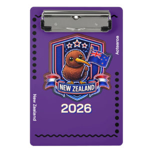 New Zealand Kids Mini Clipboard