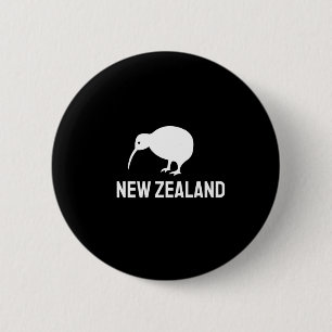 New Zealand Kiwi 2 Inch Round Button
