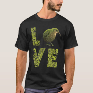 New Zealand Kiwi Bird Love Flightless Bird Nationa T-Shirt