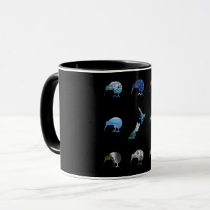 NEW ZEALAND KIWI FERN PAUA MUG