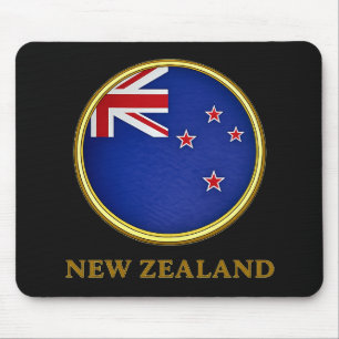 New Zealand - Kiwi Flag Mouse Pad