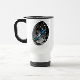 NEW ZEALAND KIWI MAP PAUA TRAVEL MUG