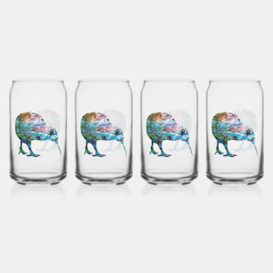 NEW ZEALAND KIWI PAUA CAN GLASS