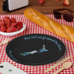 NEW ZEALAND KIWI PAUA CUSTOMIZABLE PAPER PLATE