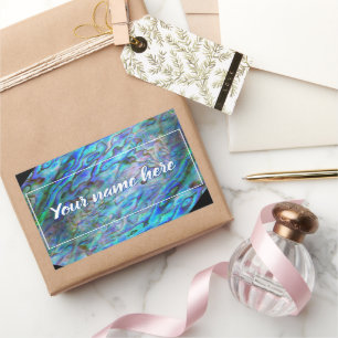 NEW ZEALAND KIWI PAUA CUSTOMIZABLE STICKER