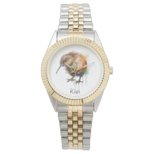New Zealand Kiwi watercolor  Watch
