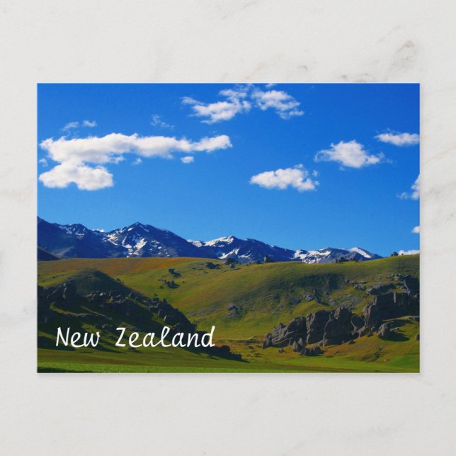 new zealand landscape postcard (Front)
