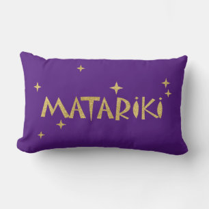 New Zealand Maori - Matariki Stars 2 Lumbar Pillow