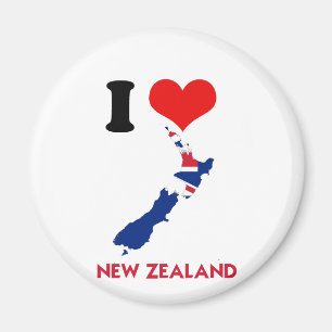 NEW ZEALAND MAP MAGNET