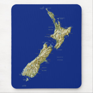 New Zealand Map Mousepad