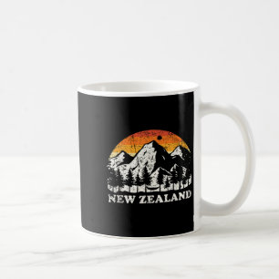 New Zealand Mountain Hiker Gift New Zealand Coffee Mug