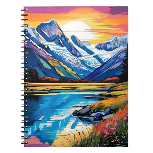 New Zealand Mountains | Notebook Journal (Front)