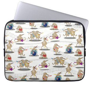 New Zealand Music Pattern Laptop Sleeve