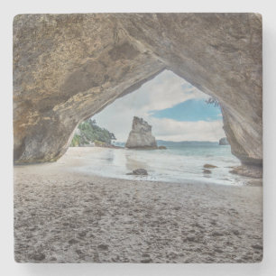 New Zealand, North Island, Coromandel Peninsula Stone Coaster