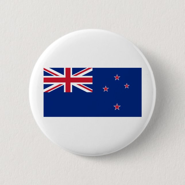 New Zealand NZ 2 Inch Round Button (Front)