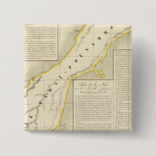 New Zealand Oceania no 60 2 Inch Square Button