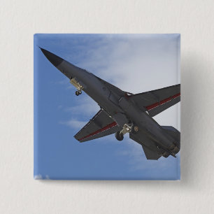 New Zealand, Otago, Wanaka, Warbirds Over 2 Inch Square Button