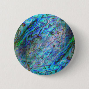 NEW ZEALAND PAUA 2 INCH ROUND BUTTON