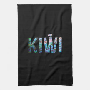 NEW ZEALAND PAUA KIWI KITCHEN TOWEL