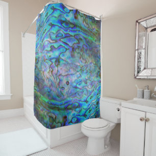 NEW ZEALAND PAUA SHOWER CURTAIN
