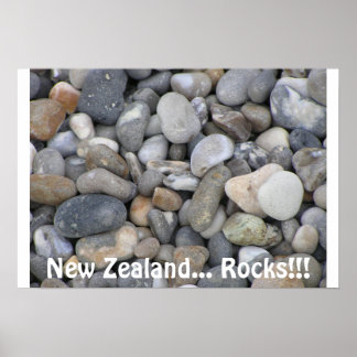 New Zealand... Rocks!! Poster