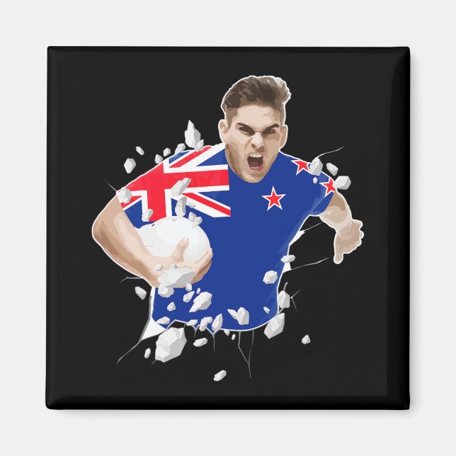 New Zealand Rugby Jersey 2021 New Zealand Rugby  Magnet (Front)