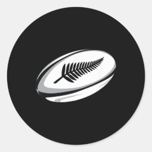 New Zealand Rugby Jersey  Classic Round Sticker