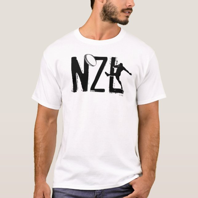 New Zealand Rugby NZL T-Shirt Kick (Front)