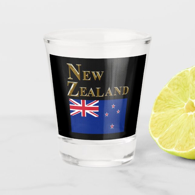 NEW ZEALAND SHOT GLASS (Front)