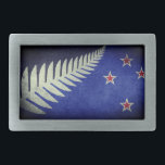 New Zealand Silver Fern Belt Buckle<br><div class="desc">Colour: Pewter Wear your self-expression with this custom rectangular belt buckle. Printed in full, vibrant colour and finished with a UV resistant and waterproof coating, your image will display beautifully against this burnished silver belt buckle for years to come. This belt buckle arrives in a black felt bag that is...</div>