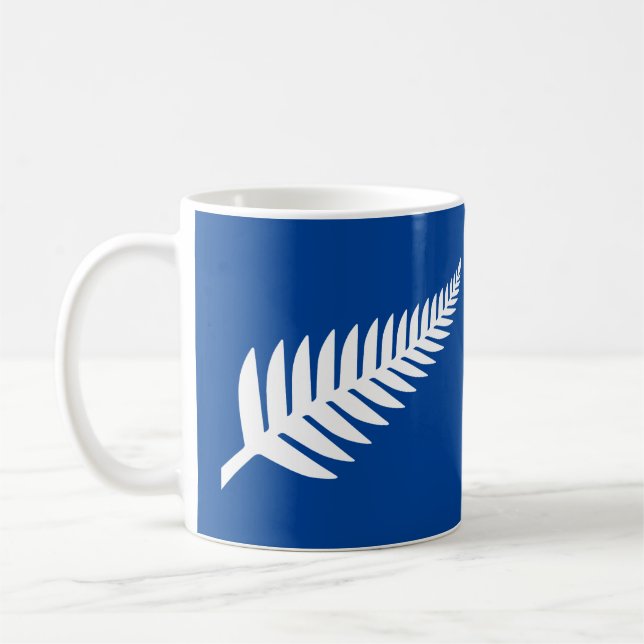 New Zealand Silver Fern  Coffee Mug (Left)