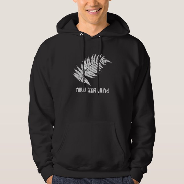 New Zealand Silver Fern Hooded Sweatshirt (Front)
