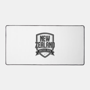New Zealand Soccer 2026 Soccer Bold Country Typogr Desk Mat