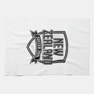 New Zealand Soccer 2026 Soccer Bold Country Typogr Kitchen Towel