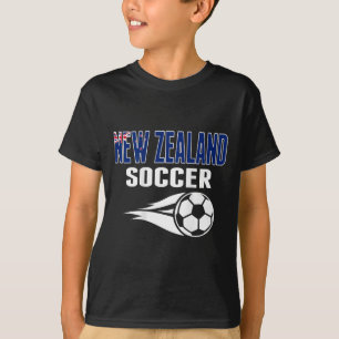 New Zealand Soccer Fans Jersey Support New Zealand T-Shirt
