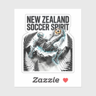 New Zealand Soccer Spirit Skeleton Striker Nations