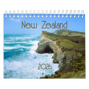 New Zealand South Island Calendar 2026