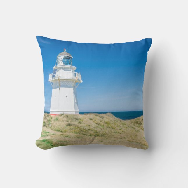 New Zealand, South Island, Catlins, Waipapa Throw Pillow (Front)